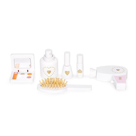 Coiffeuse fille avec accessoires