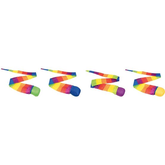 Comète à lancer - balle arc-en-ciel