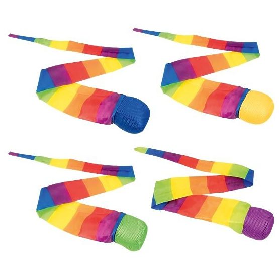 Comète à lancer - balle arc-en-ciel