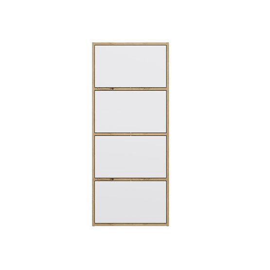 Commode ALMA Façade BLANC Corps CHÊNE ARTISAN