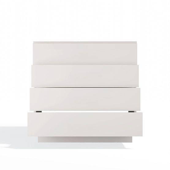 Commode AMBER 4S Armoire 4 Tiroirs pour Chambre Salon KAŠMÍR Beige