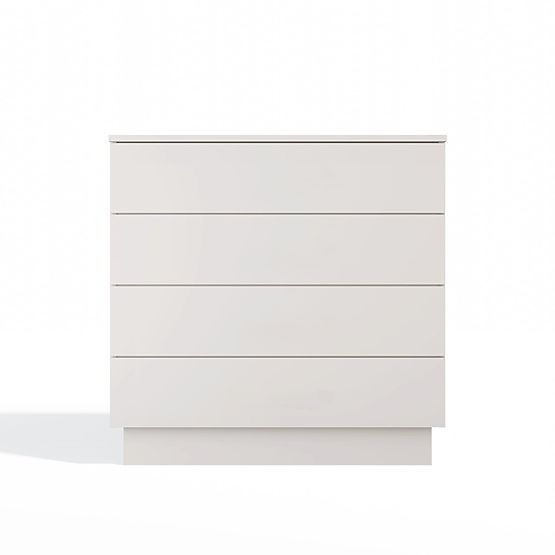 Commode AMBER 4S Armoire 4 Tiroirs pour Chambre Salon KAŠMÍR Beige