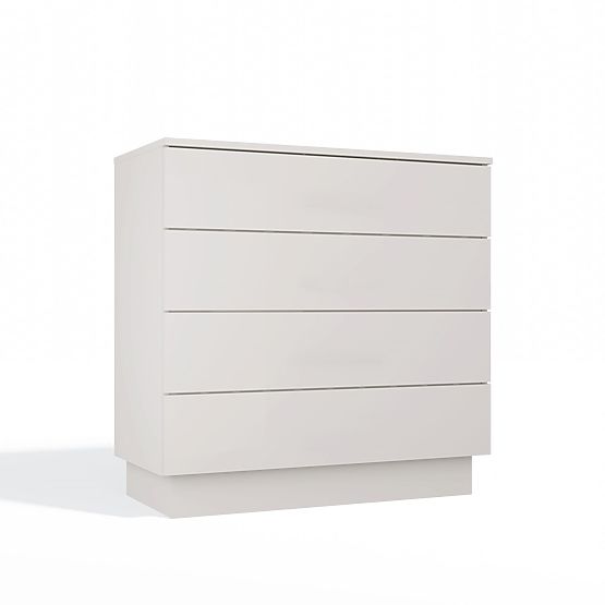 Commode AMBER 4S Armoire 4 Tiroirs pour Chambre Salon KAŠMÍR Beige