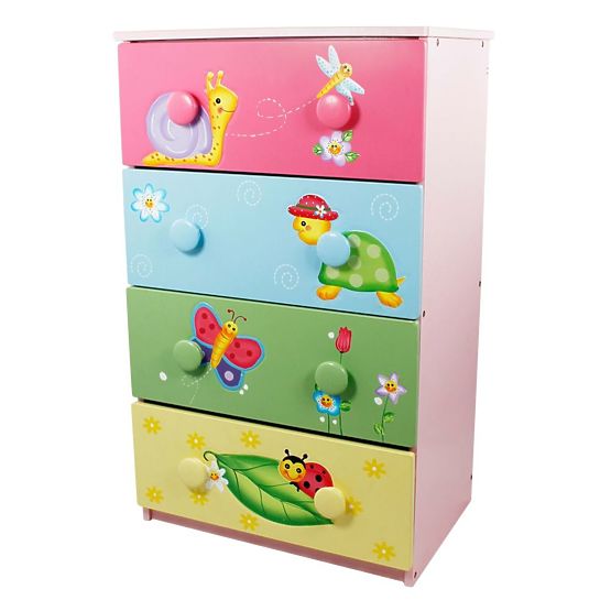Commode avec tiroirs Jardin Magique - armoire pour enfants