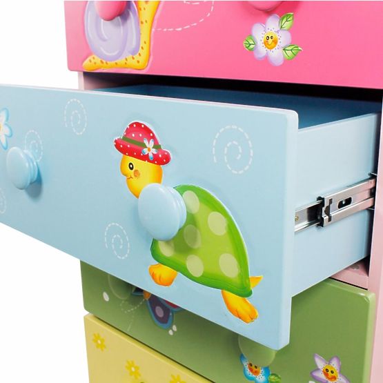 Commode avec tiroirs Jardin Magique - armoire pour enfants