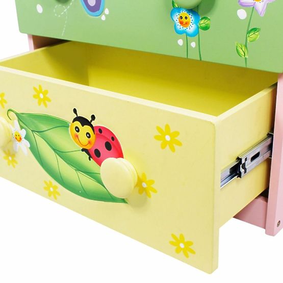 Commode avec tiroirs Jardin Magique - armoire pour enfants