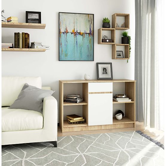 COMMODE B-17 CLP PK SONOMA / BLANC