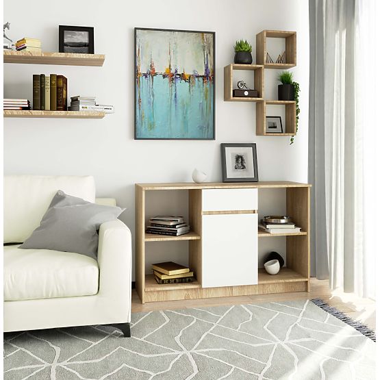 COMMODE B-17 CLP PK SONOMA / BLANC