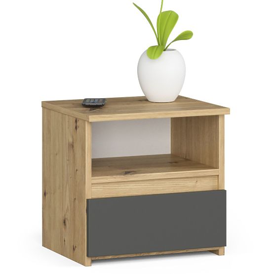 COMMODE CL1 PK CHÊNE ARTISAN / GRIS