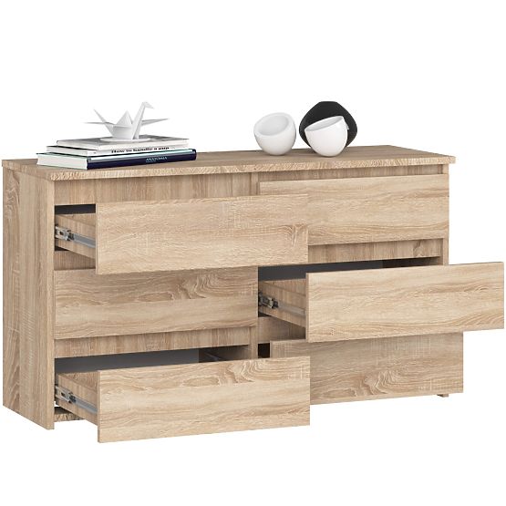 COMMODE CL100 6T PK CHÊNE SONOMA