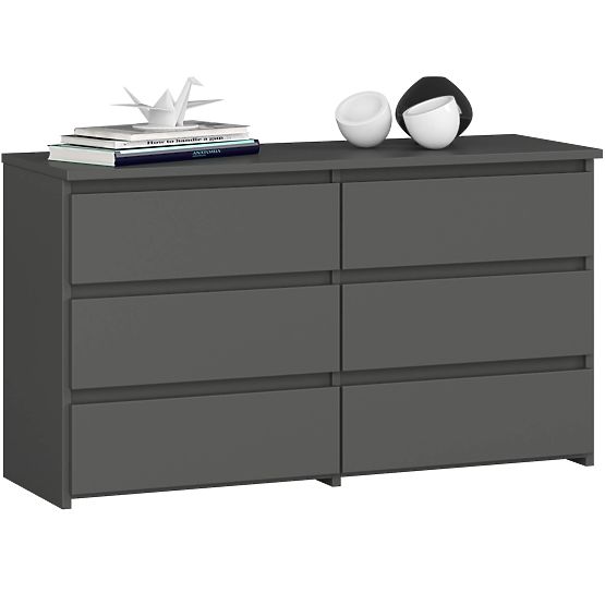 COMMODE CL100 6TIROIRS GRIS