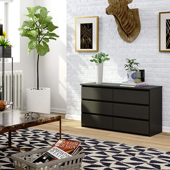 COMMODE CL100 6TIROIRS GRIS