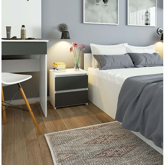 COMMODE CL2 2SZ CLP BLANC / GRIS