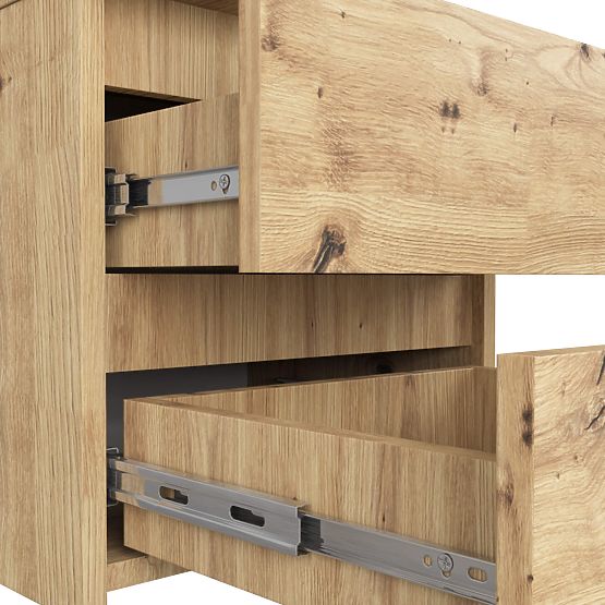 COMMODE CL2 2SZ CLP PK CHÊNE ARTISAN