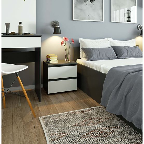 COMMODE CL2 2TI CLP PK GRIS GRAPHITE / BLANC