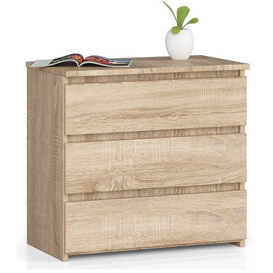 COMMODE CL3 3TI CLP PK CHÊNE SONOMA