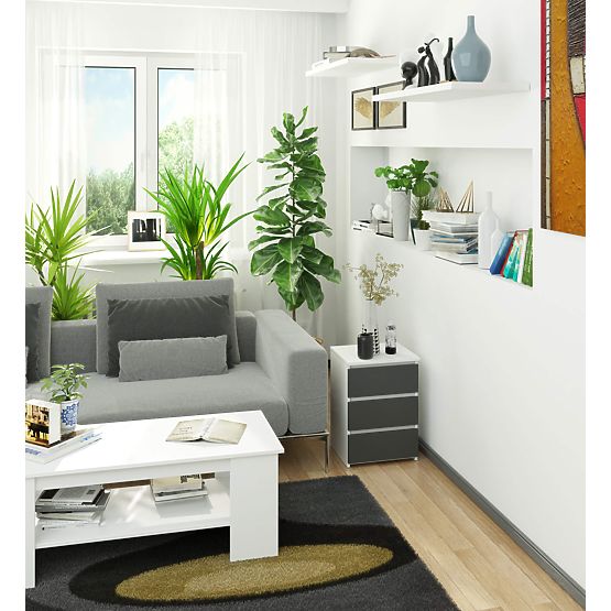 COMMODE CL3/40 PK BLANC / GRIS