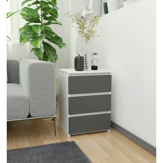 COMMODE CL3/40 PK BLANC / GRIS