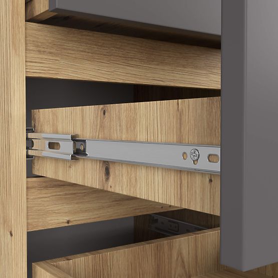 COMMODE CL5 PK CHÊNE ARTISAN / GRIS