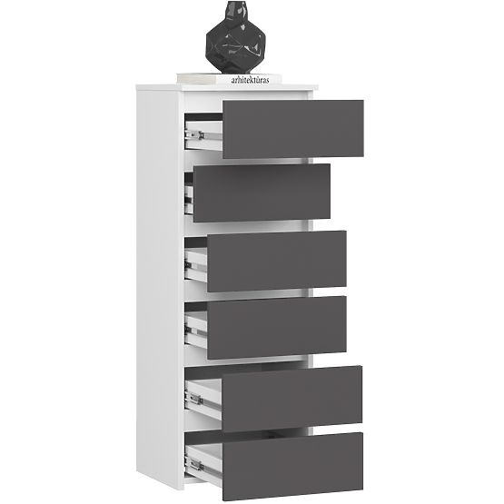COMMODE CL6 PK BLANC / GRIS