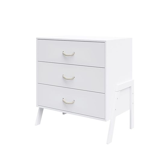 Commode CONE - WHITE avec table à langer