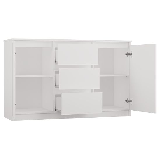 Commode COSTA 1D3S/2D3S BLANCHE