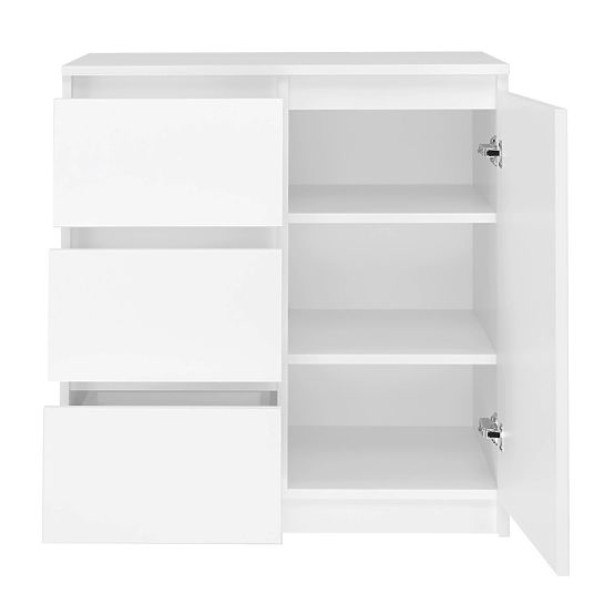 Commode COSTA 1D3S/2D3S BLANCHE