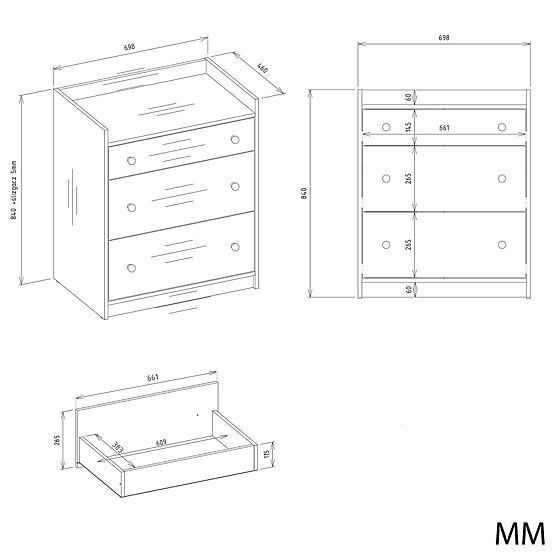 Commode HOUSTON BLANCHE