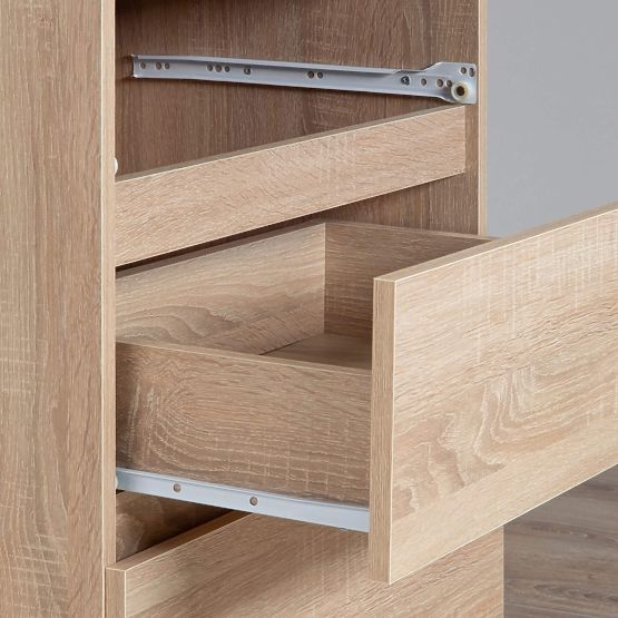 COMMODE K 60 cm 4 TIROIRS PK CHÊNE SONOMA