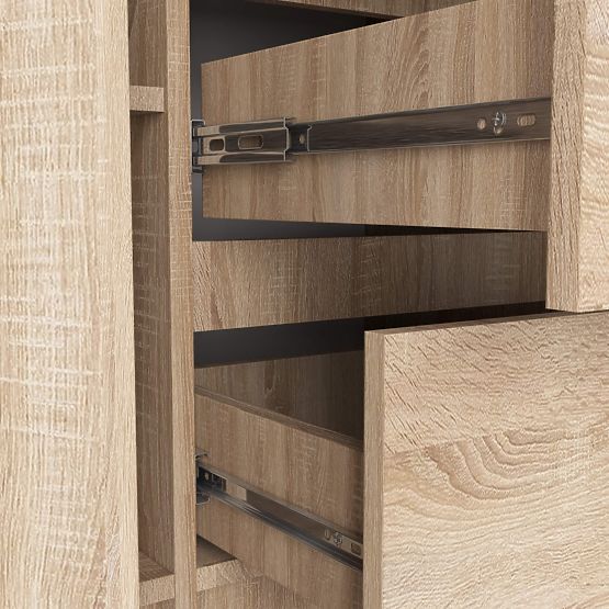 COMMODE K100 2D 3T PK CHÊNE SONOMA