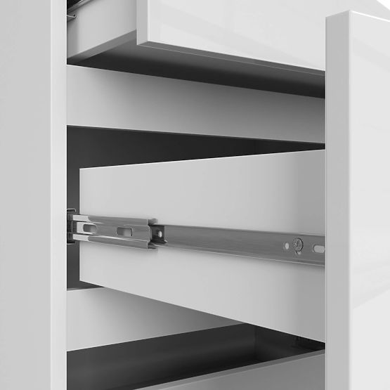 COMMODE K120 10TIROIRS CLP PK BLANC BRILLANT