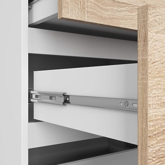 COMMODE K120 10TIROIRS CLP PK BLANC / SONOMA