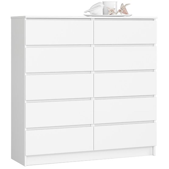 COMMODE K120 10TIROIRS CLP PK BLANCHE