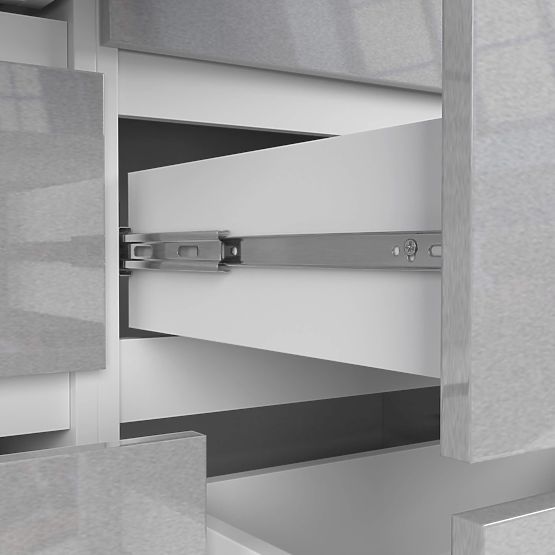 COMMODE K120 8TIROIRS PK MÉTALLIQUE BRILLANT