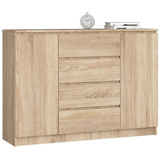COMMODE K140 2D 4T CLP PK CHÊNE SONOMA