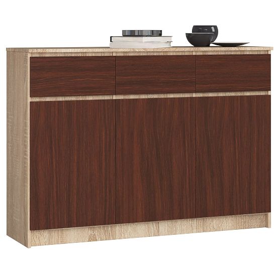 COMMODE K140 3D 3T CLP PK SONOMA / WENGE