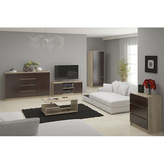 COMMODE K140 3D 3T CLP PK SONOMA / WENGE