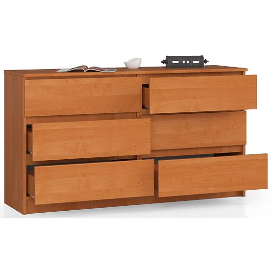 COMMODE K140 6TIROIRS CLP AULNE