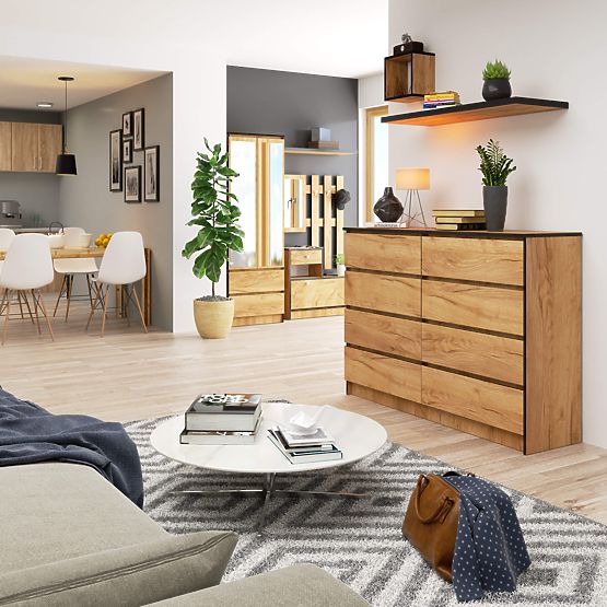 COMMODE K140 8TI CLP CHÊNE CRAFT