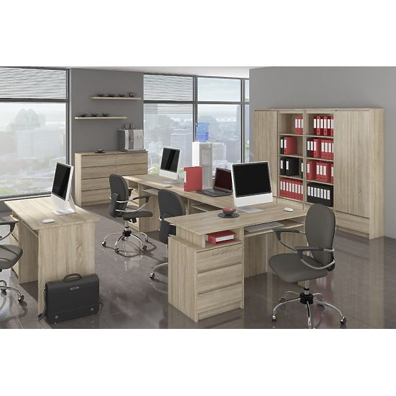 COMMODE K140 8TIROIRS CLP PK CHÊNE SONOMA