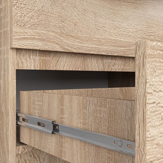 COMMODE K140 8TIROIRS CLP PK CHÊNE SONOMA