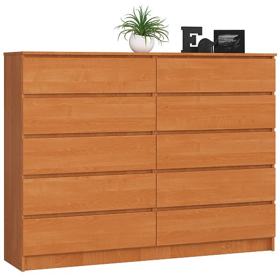 COMMODE K160 10TIROIRS CLP AULNE