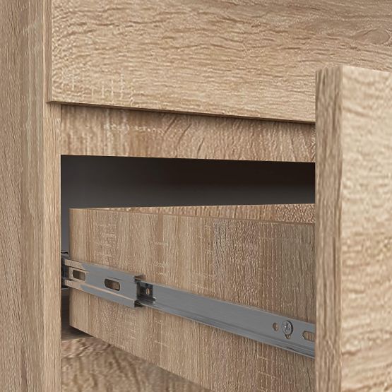 COMMODE K160 10TIROIRS CLP PK CHÊNE SONOMA