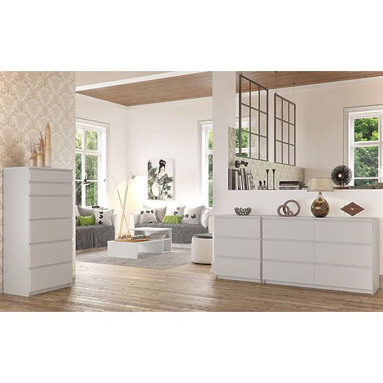 COMMODE K160 2D 4SZ CLP PK BLANCHE