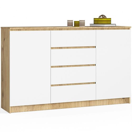 COMMODE K160 2D 4T CLP PK ARTISAN / BLANC