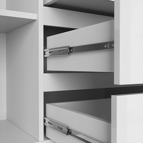 COMMODE K160 2D 4T CLP PK BLANC BRILLANT