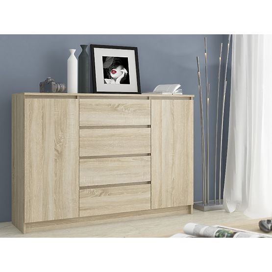 COMMODE K160 2D 4T CLP PK CHÊNE SONOMA
