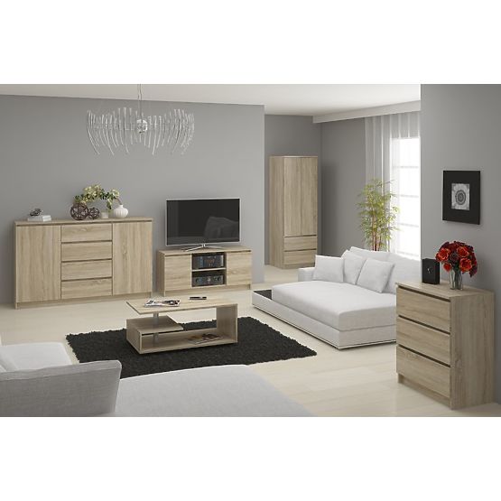 COMMODE K160 2D 4T CLP PK CHÊNE SONOMA