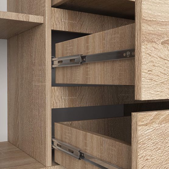 COMMODE K160 2D 4T CLP PK CHÊNE SONOMA