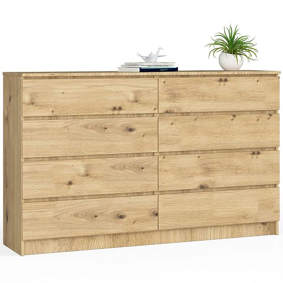 COMMODE K160 8TIROIRS CLP CHÊNE ARTISAN